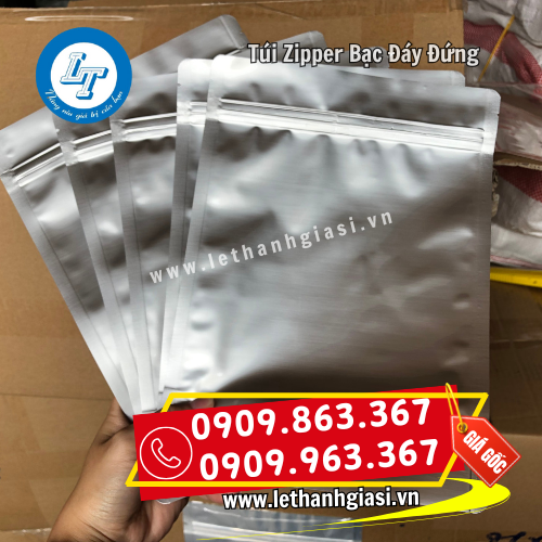 túi zipper bạc đáy đứng chất lượng túi zipper bạc đáy đứng chất lượng