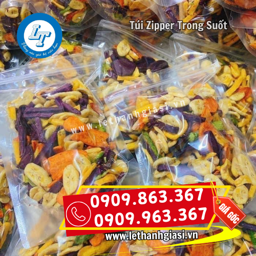 túi zipper trong suốt đựng trái cây sấy túi zipper trong suốt đựng trái cây sấy