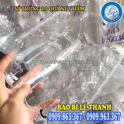 vỉ trứng 10 quả có nút bấm chắc chắn vỉ trứng 10 quả có nút bấm chắc chắn