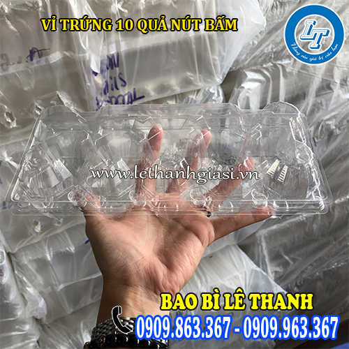 vỉ trứng 10 quả có nút bấm tiện lợi vỉ trứng 10 quả có nút bấm tiện lợi