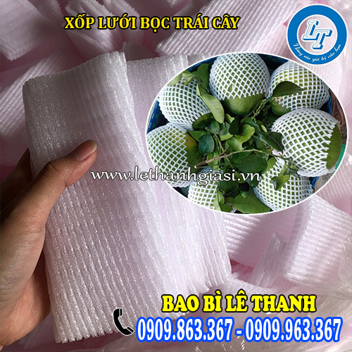 xốp lưới bọc trái cây bảo vệ trái tránh dập nát xốp lưới bọc trái cây bảo vệ trái tránh dập nát