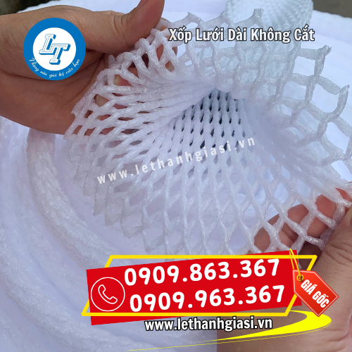 xốp lưới dài bao trái cây loại không cắt đàn hồi tốt xốp lưới dài bao trái cây loại không cắt đàn hồi tốt
