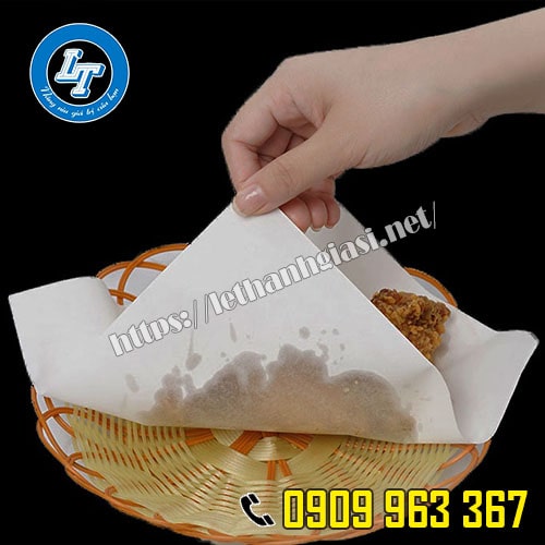 MUA GIẤY THẤM DẦU DÙNG TRONG NẤU ĂN Ở ĐÂU GIÁ RẺ giấy thấm dầu cho gà rán