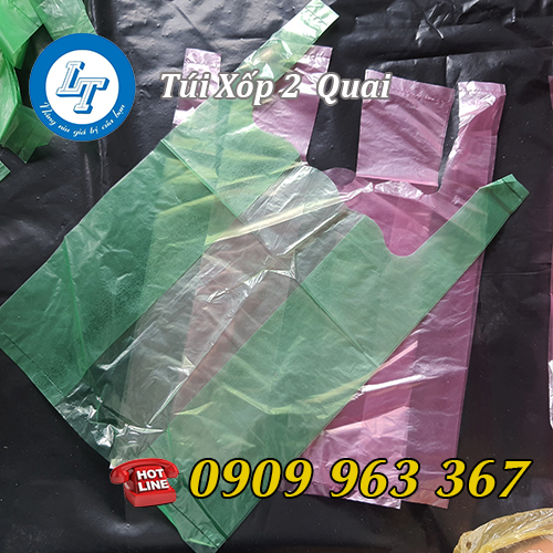 túi xốp 2 màu
