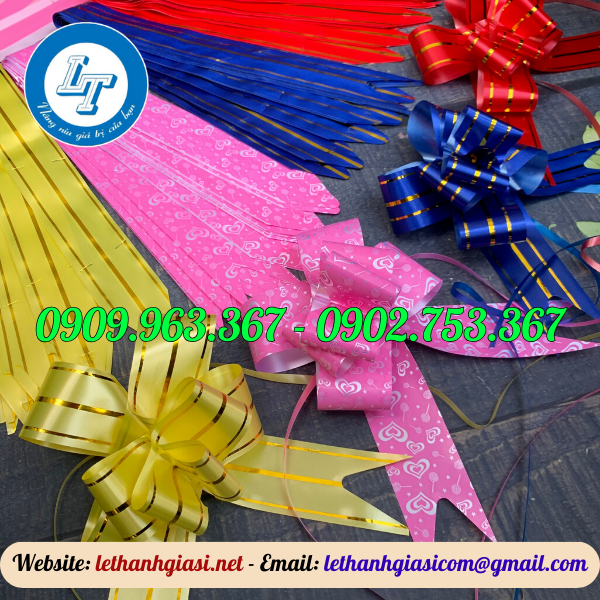 ĐỊA CHỈ BỎ SỈ GIẤY KIẾNG GÓI QUÀ DẠNG TÚI nơ gói quà