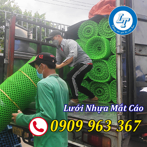 NƠI BÁN SỈ LƯỚI NHỰA MẮT CÁO LỖ TO, LỖ NHỎ TPHCM lưới nhựa xanh