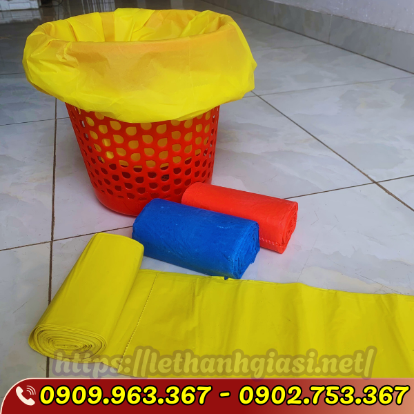 TÚI RÁC CUỘN 3 MÀU ĐỦ SIZE GIÁ SỈ TẠI XƯỞNG túi đựng rác