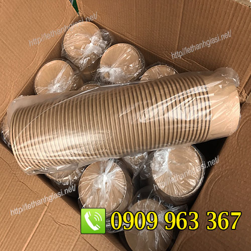 CÔNG TY SẢN XUẤT TÔ GIẤY DÙNG 1 LẦN GIÁ RẺ TPHCM tô giấy kraft màu nâu