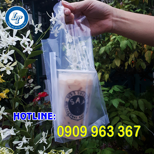 NƠI BỎ SỈ TÚI ĐỰNG TRÀ SỮA 1 LY, 2 LY, 1 NGĂN, 2 NGĂN túi đựng 1 ly trà sữa