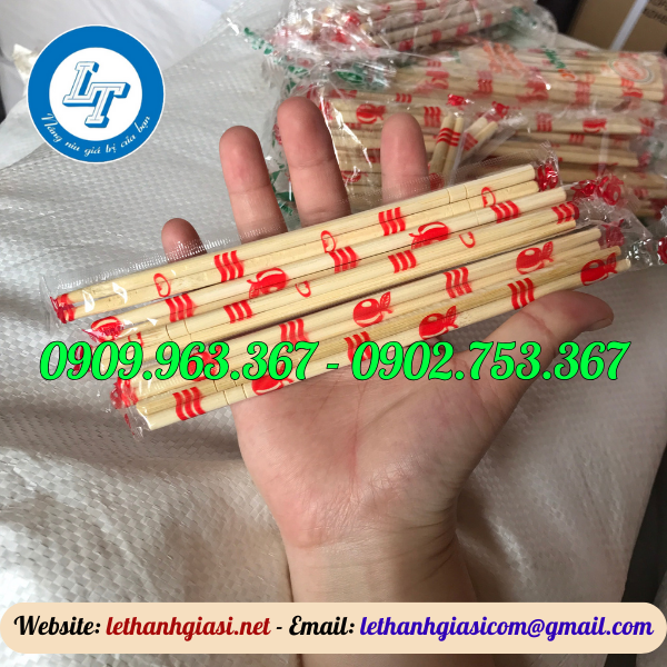 BỎ SỈ ĐŨA TRE BỌC MÀNG DÙNG 1 LẦN HÀNG SẴN KHO HCM đũa tre bọc màng