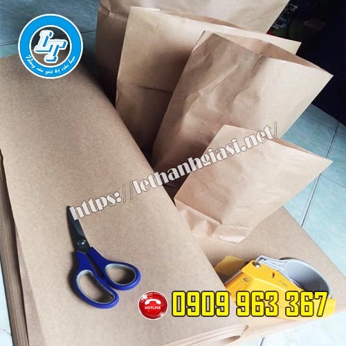 MUA GIẤY GÓI HÀNG Ở ĐÂU GIÁ RẺ, TIẾT KIỆM TÚI GIẤY KRAFT