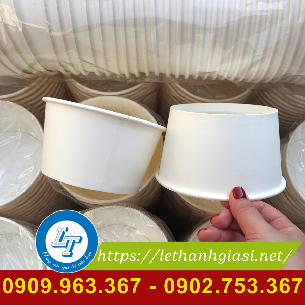 Mua hộp giấy đựng bánh tròn giá sỉ ở HCM tô giấy trắng