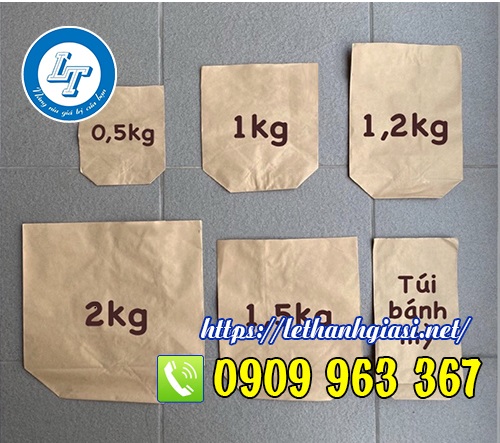 MUA TÚI GIẤY ĐỰNG THỰC PHẨM GIÁ RẺ Ở ĐÂU TPHCM túi giấy xi măng