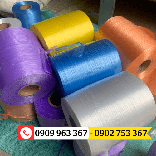 Dây nilon quấn bằng máy cuộn 2kg đủ màu giá rẻ tại Lê Thanh dây nilon đài loan