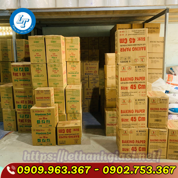 GIẤY NẾN NƯỚNG BÁNH CUỘN NHỎ GIÁ SỈ THÙNG 24 CUỘN đại lý đồ dùng 1 lần