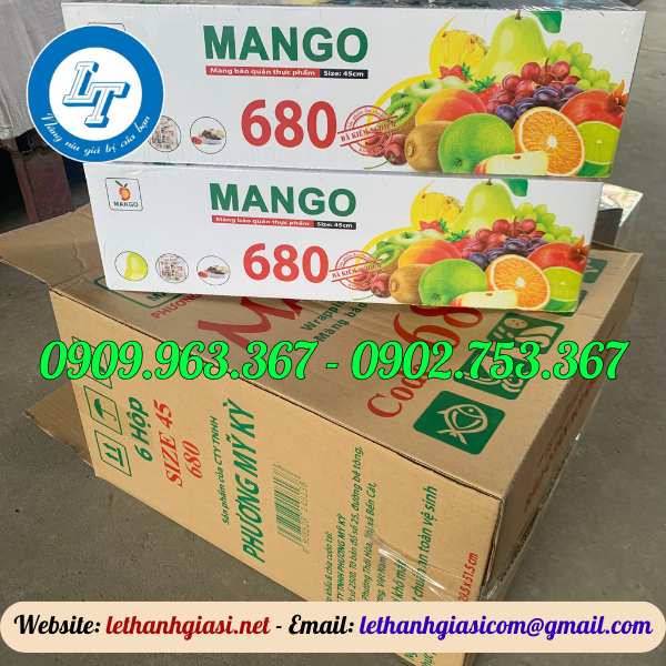 ĐẶT MUA MÀNG BỌC THỰC PHẨM 680 GIÁ RẺ CHO ĐẠI LÝ màng bọc thực phẩm mango