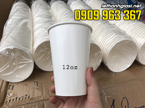 LẤY SỈ LY GIẤY TRÀ SỮA Ở ĐÂU GIÁ RẺ NHẤT LY GIẤY TRÀ SỮA 12OZ