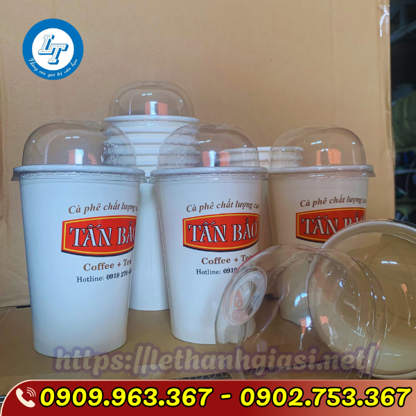 CUNG CẤP SỈ LY GIẤY CÓ NẮP NHIỀU DUNG TÍCH Ly giấy dùng 1 lần