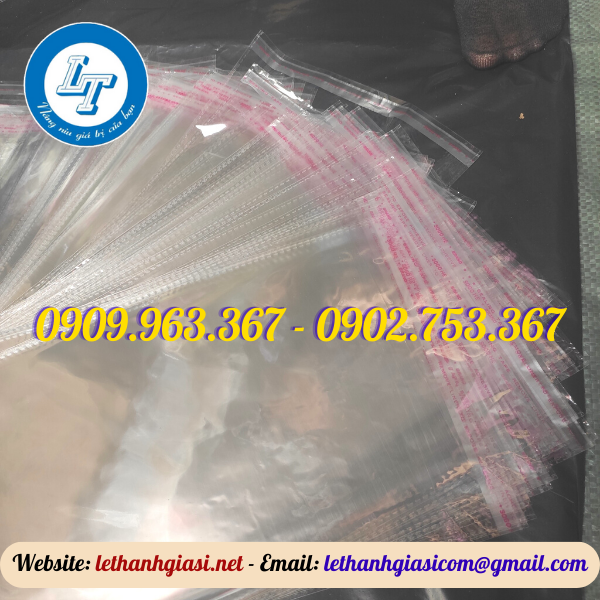 PHÂN PHỐI TÚI NI LÔNG GIÁ SỈ CHO ĐẠI LÝ TOÀN QUỐC túi opp dán miệng
