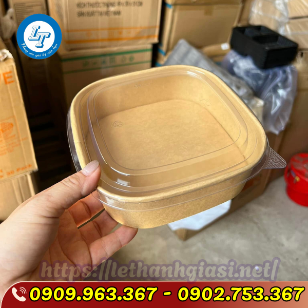 BÁN HỘP GIẤY ĐỰNG ĐỒ ĂN TRÒN, VUÔNG, CHỮ NHẬT GIÁ SỈ RẺ hộp giấy hình vuông