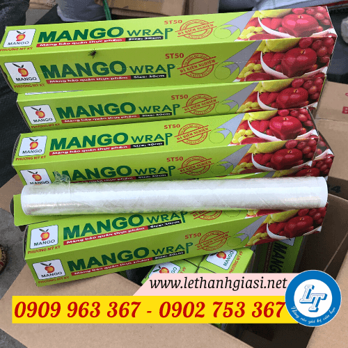 MUA SỈ MÀNG BỌC THỰC PHẨM LOẠI TO, LOẠI NHỎ TẠI LÊ THANH màng bọc thực phẩm mango