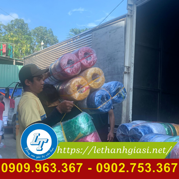 Bán dây nilon nem cuộn 100g nhiều màu giá sỉ tốt đại lý dây nilon