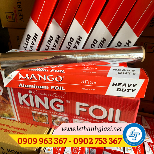 Giấy bạc nướng loại nào tốt? Mua ở đâu giá rẻ? giấy bạc nướng mango cuộn nhỏ