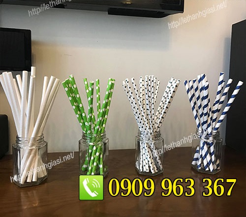 XƯỞNG SẢN XUẤT ỐNG HÚT GIẤY GIÁ RẺ TPHCM ống hút giấy nhiều màu