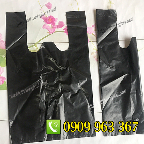 MUA TÚI XỐP ĐEN BÓNG, ĐEN THƯỜNG GIÁ SỈ CHO NHÀ PHÂN PHỐI túi xốp 2 quai màu đen
