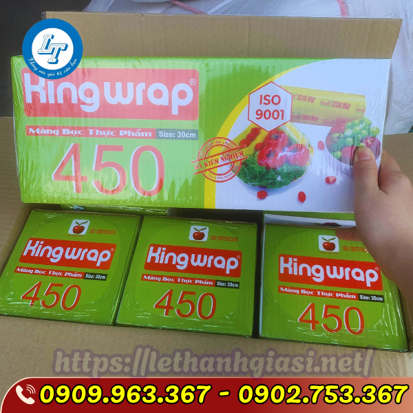 TÌM MUA MÀNG BỌC THỰC PHẨM CUỘN LỚN GIÁ SỈ RẺ màng bọc thực phẩm king wrap 30x450