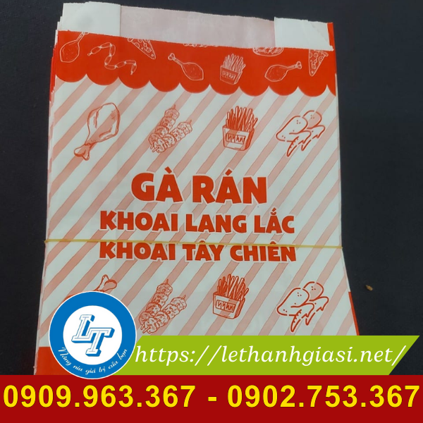 túi giấy đựng gà rán