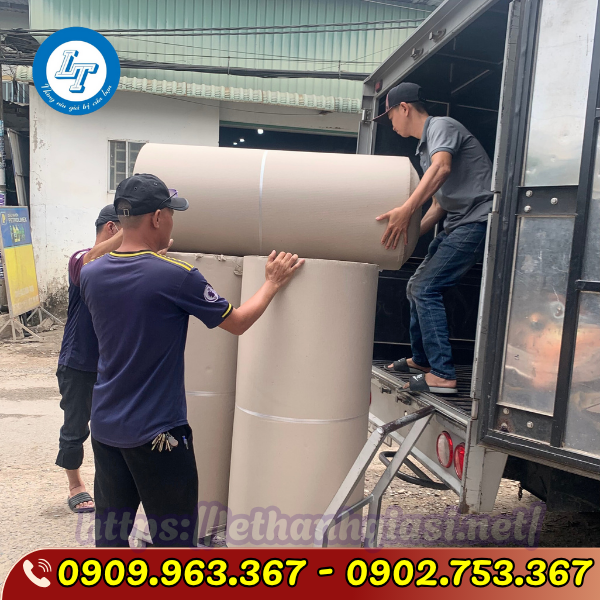 GIẤY CUỘN CARTON 2 LỚP GIÁ RẺ SĂN KHO TPHCM giấy cuộn carton