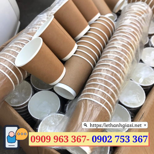 Ly giấy cao cấp 2 lớp giá rẻ tại TPHCM ly giấy nóng