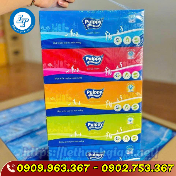 ĐẠI LÝ KHĂN GIẤY KHÔ CÁC LOẠI GIÁ RẺ CHẤT LƯỢNG KHĂN GIẤY rút hộp pulppy