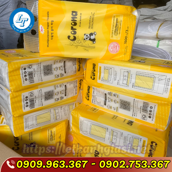 ĐẠI LÝ KHĂN GIẤY KHÔ CÁC LOẠI GIÁ RẺ CHẤT LƯỢNG KHĂN GIẤY rút treo tường corona