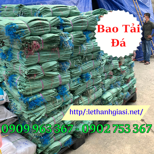 Điểm bán bao tải dứa đựng nước đá giá rẻ nhất  bao tải dứa xanh đựng đá viên