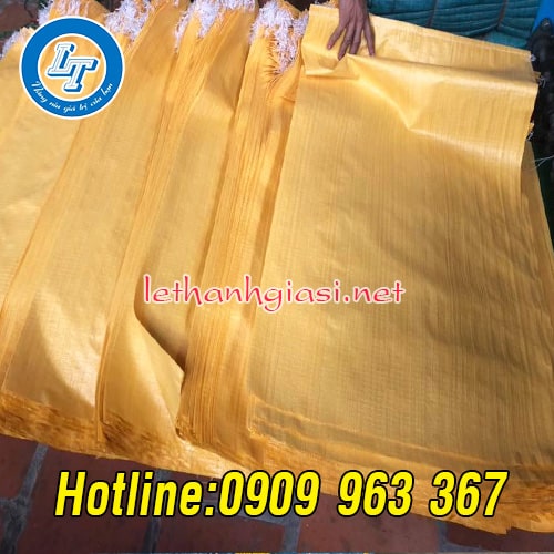 TÌM MUA BAO TẢI DỨA ĐÓNG HÀNG KÍCH CỠ LỚN bao tải dứa màu vàng