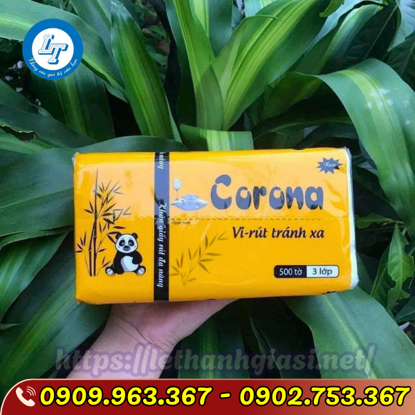 PHÂN PHỐI SỈ RẺ GIẤY RÚT CORONA CÁC LOẠI CHO ĐẠI LÝ, CỬA HÀNG khăn giấy rút corona