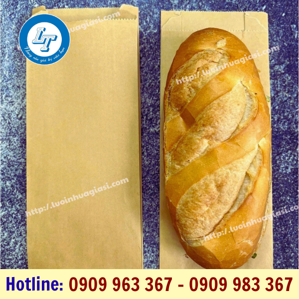 TÚI GIẤY ĐỰNG BÁNH MÌ TRẮNG TRƠN, NÂU TRƠN TÚI GIẤY ĐỰNG BÁNH MÌ TRẮNG TRƠN, NÂU TRƠN