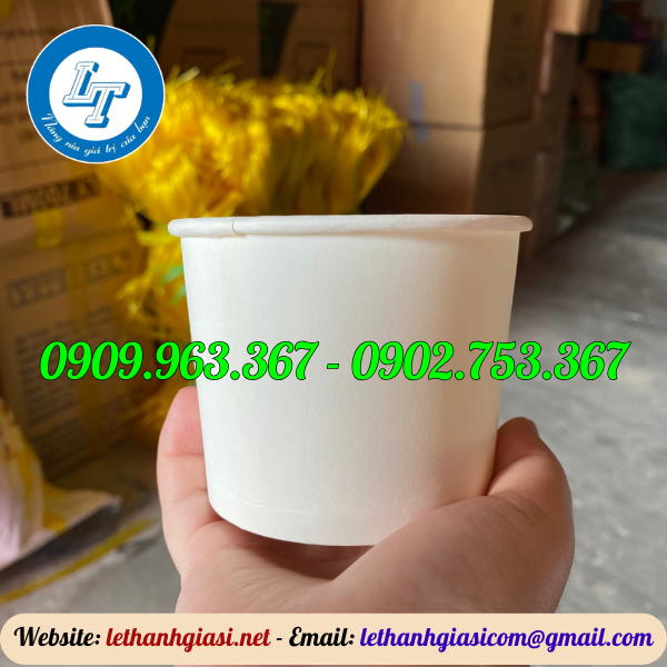 TÔ GIẤY TRẮNG 390 ML TÔ GIẤY TRẮNG NHỎ