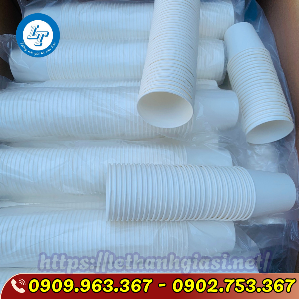 LY GIẤY TRẮNG NHỎ 6OZ - 180ML THÙNG 2000 CÁI ly giấy màu trắng