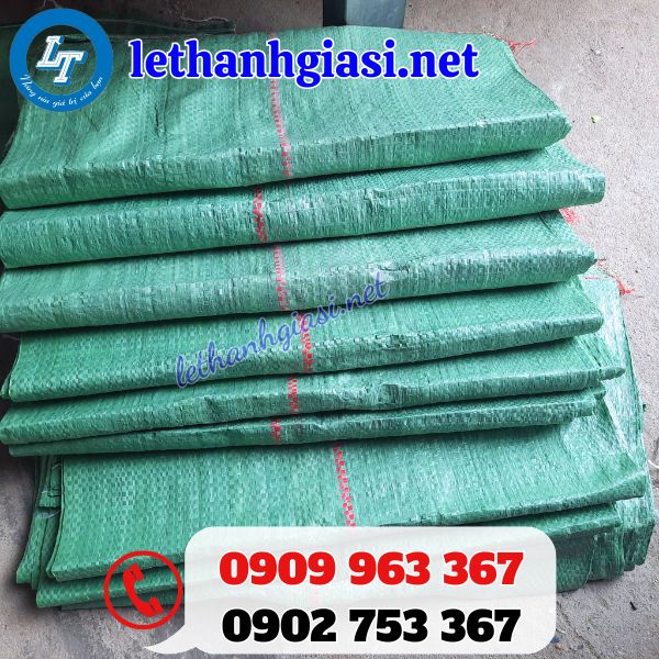 bao tải dứa mỏng đựng nước đá đủ kích cỡ