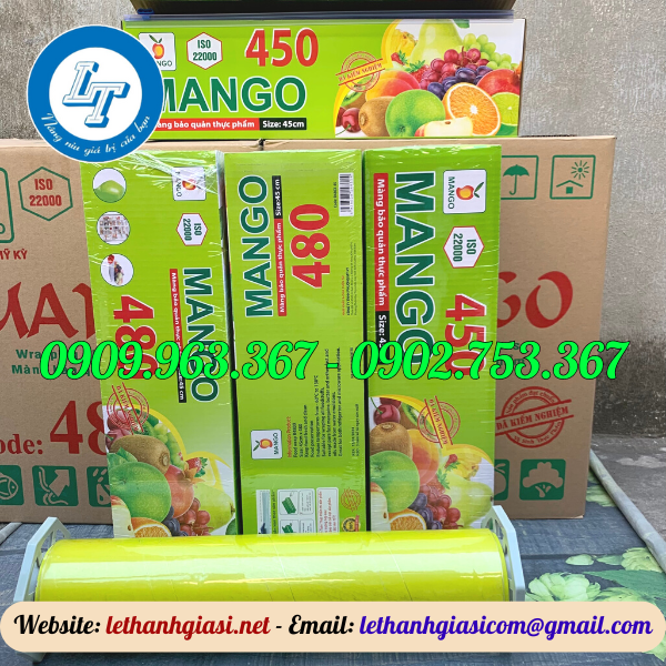 NHÀ PHÂN PHỐI MÀNG BỌC THỰC PHẨM NHIỀU KÍCH THƯỚC TẠI TPHCM màng bọc thực phẩm mango 480