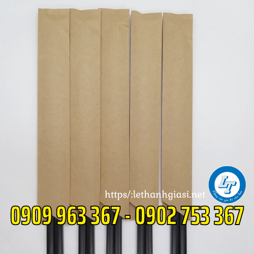 Mua bao giấy bọc đũa muỗng giá rẻ tại TPHCM bao giấy bọc đũa màu nâu