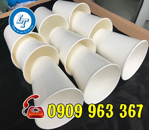 LY GIẤY ĐỰNG CÀ PHÊ, TRÀ SỮA CÓ NĂP GIÁ RẺ, ĐẸP ly giấy trắng 360ml