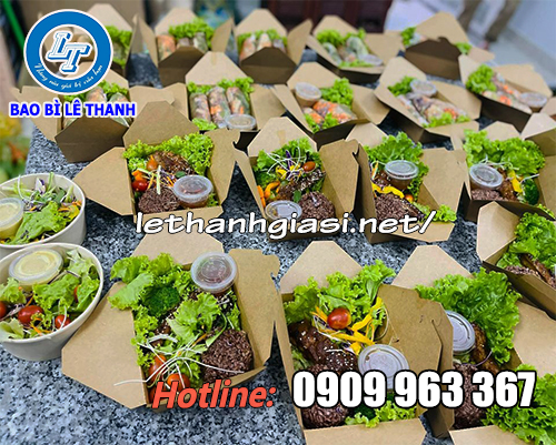 NHÀ CUNG CẤP HỘP GIẤY ĐỰNG THỨC ĂN UY TÍN, GIÁ RẺ TẠI TPHCM HỘP GIẤY THỰC PHẨM