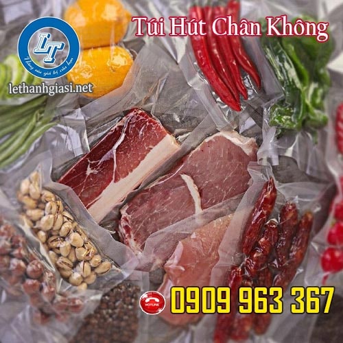 ĐỊA CHỈ BÁN TÚI HÚT CHÂN KHÔNG THỰC PHẨM GIÁ SỈ TẠI TPHCM túi hút chân không 1 mặt nhám đựng thực phẩm