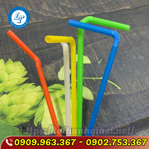 ỐNG HÚT NHỰA CONG ĐỦ MÀU GIÁ BỎ SỈ ốNG Hút CONG NHIều Màu