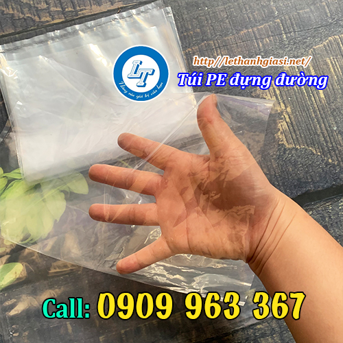 TÚI BÓNG ĐỰNG ĐƯỜNG MUA Ở ĐÂU GIÁ RẺ túi pe trong suốt đựng thực phẩm