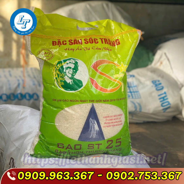 BAO ĐỰNG GẠO ST25 BAO ĐỰNG GẠO ST25